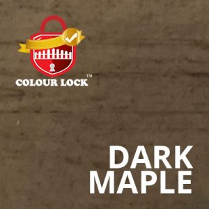 Dark Maple woodgrain vinyl fence colour option
